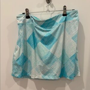 Puma Blue Plaid Golf/Tennis Skirt